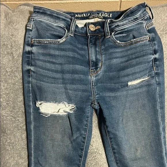 American Eagle Outfitters Women's Blue Jeans - Picture 1 of 6